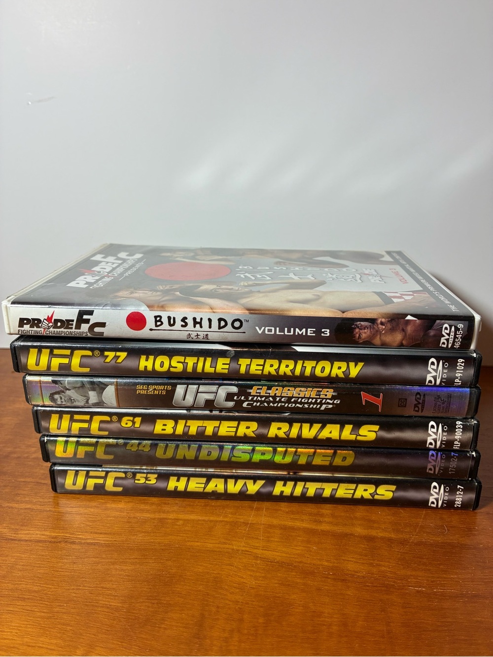UFC 6 DVD Lot